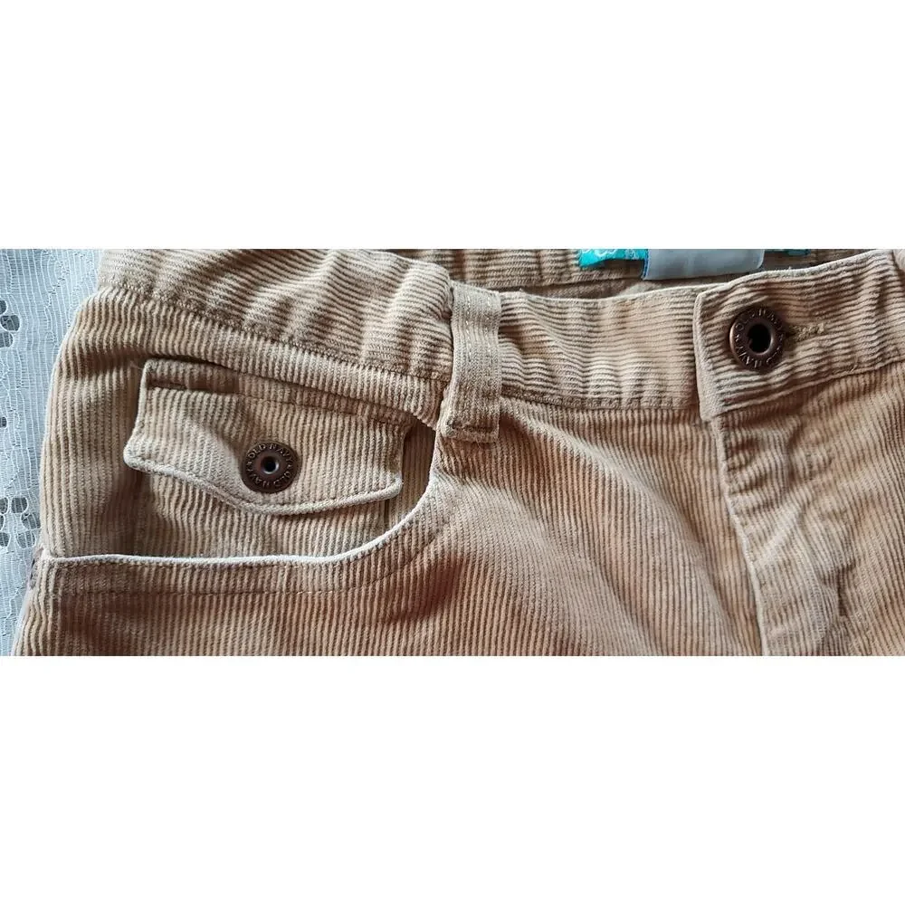 OLD NAVY Girl's Retro Brown Adjustable Waist Bootcut  Corduroy Size 10 Reg